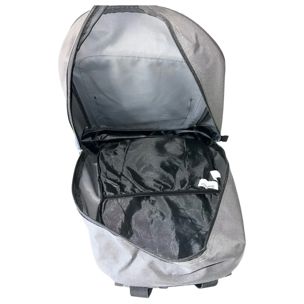 Six Flags Batman Backpack Black Grey Kids